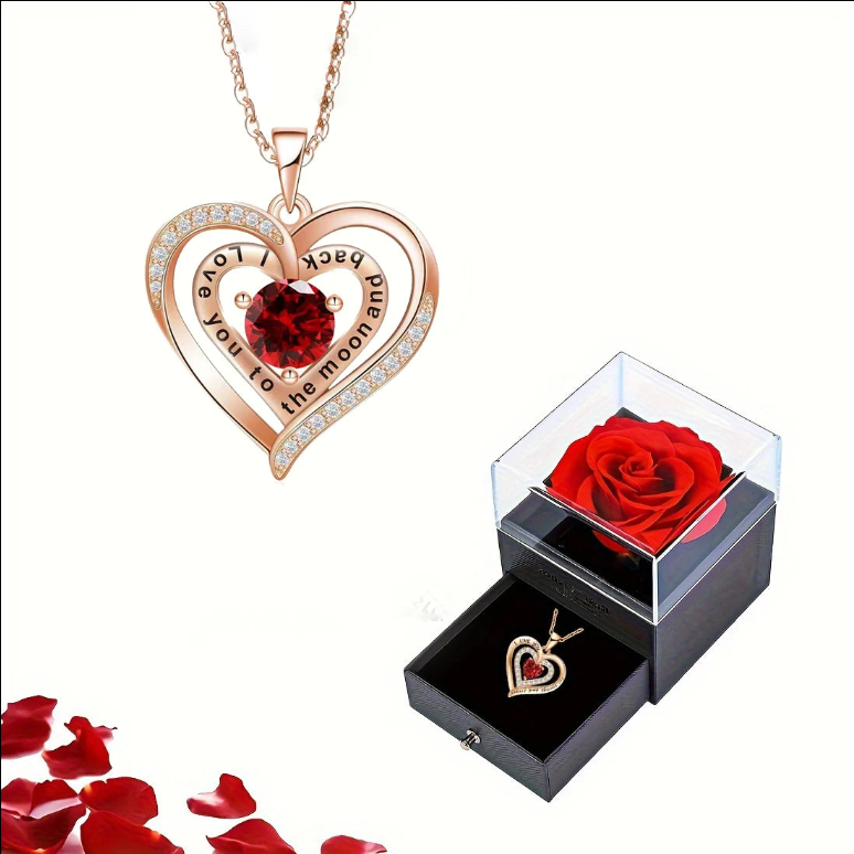 Rose with Necklace