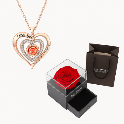 Rose with Necklace